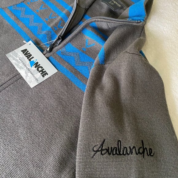 Cozy zip-up "après ski" sweater - Picture 7 of 10